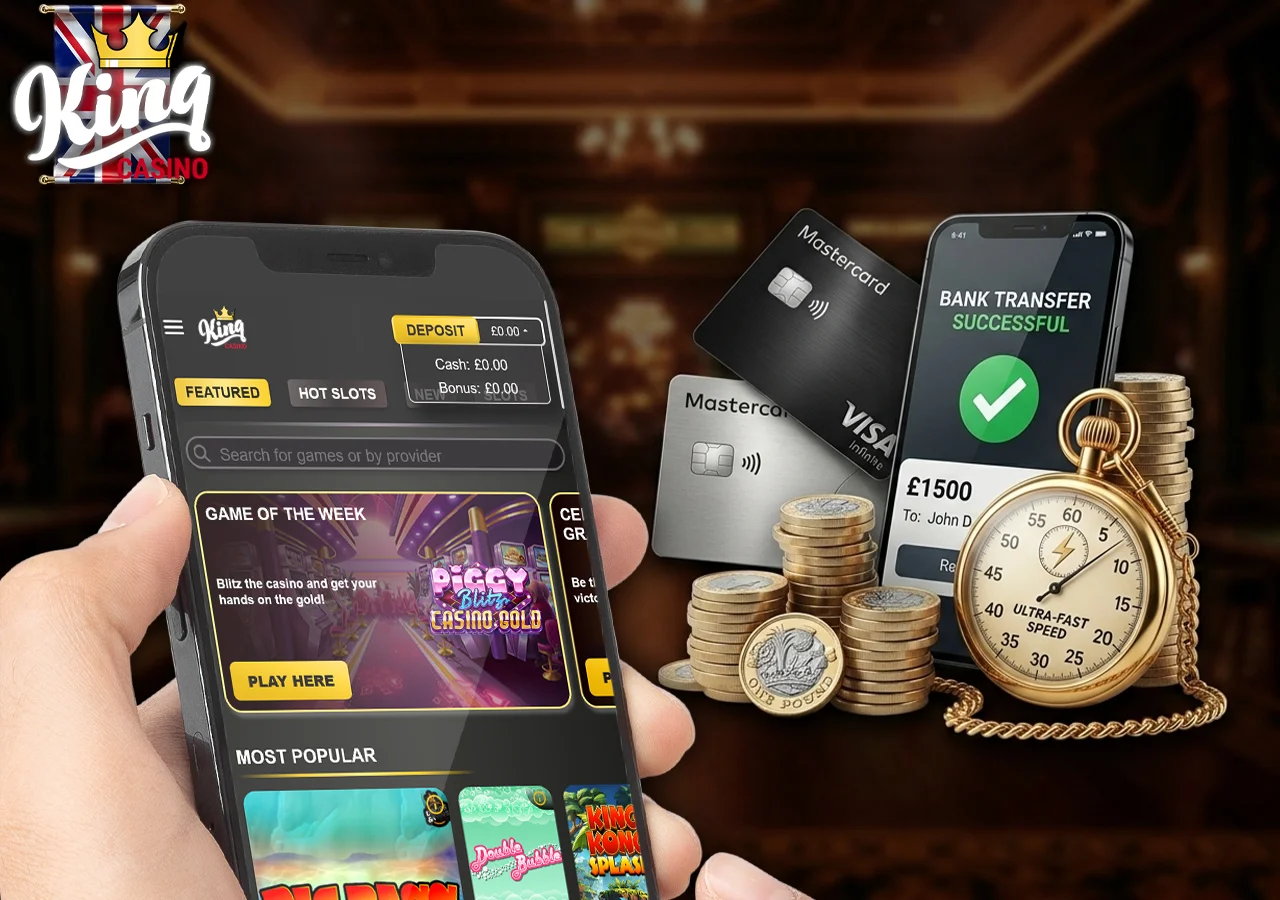 Available secure banking methods and withdrawal processing time for players