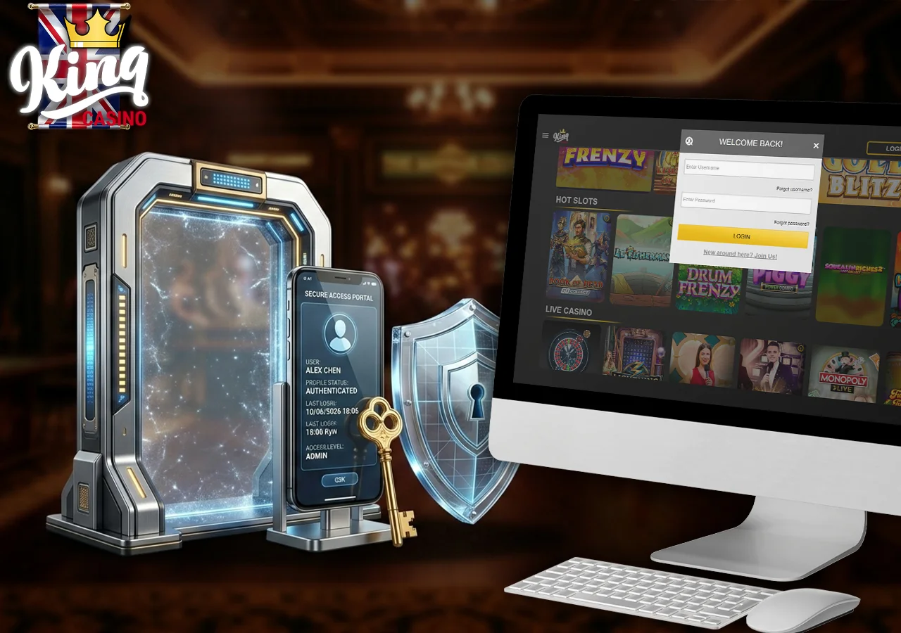 How to safely log into your personal King Casino account
