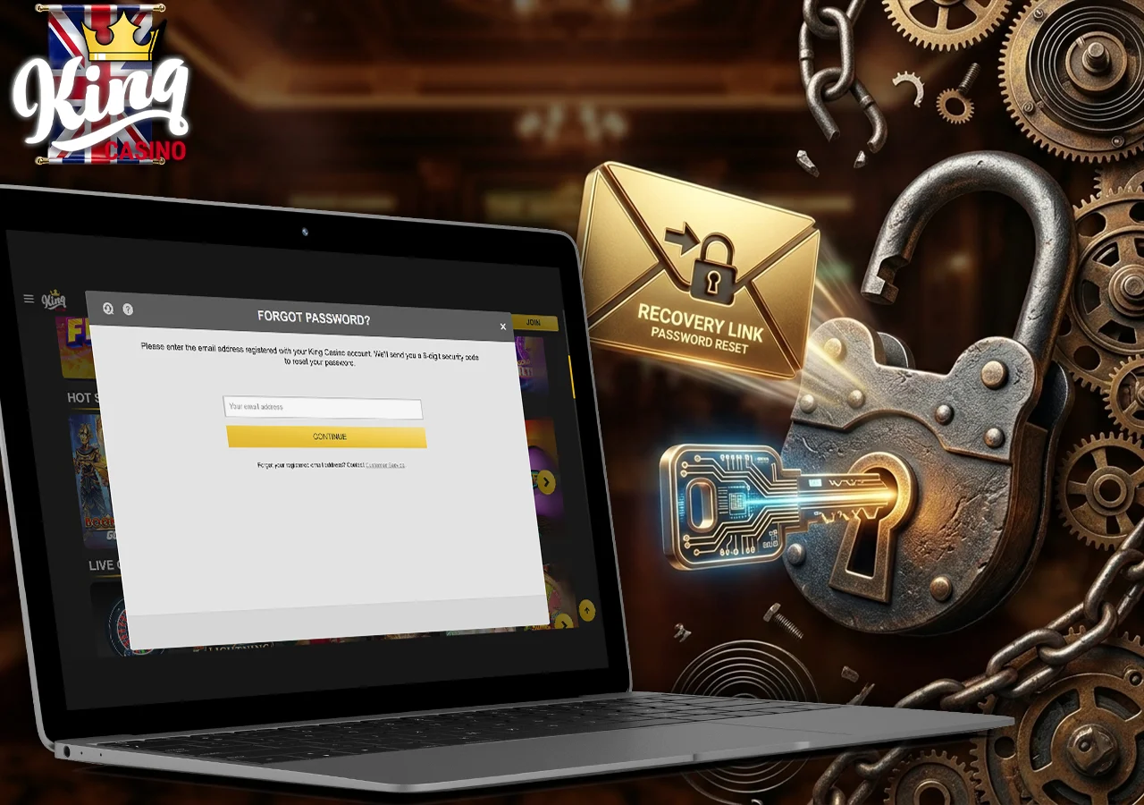 Instructions on how to restore lost password and access personal profile